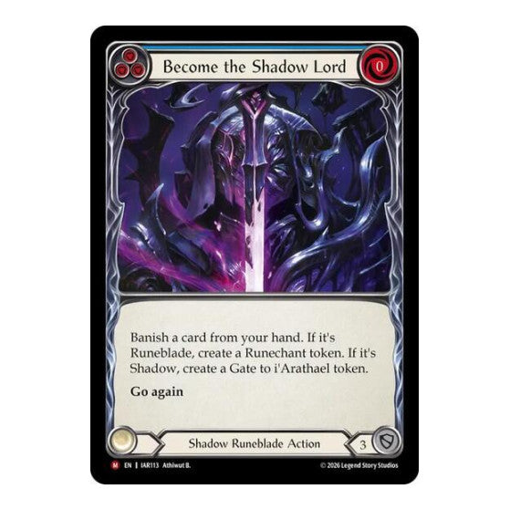 Become the Shadow Lord Usurp the Shadow Throne (IAR) - (, Near Mint)