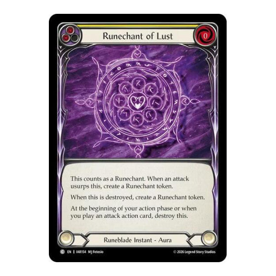Runechant of Lust Usurp the Shadow Throne (IAR) - (, Near Mint)