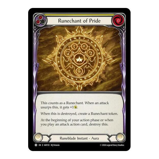Runechant of Pride Usurp the Shadow Throne (IAR) - (, Near Mint)