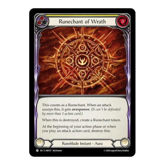 Runechant of Wrath Usurp the Shadow Throne (IAR) - (, Near Mint)