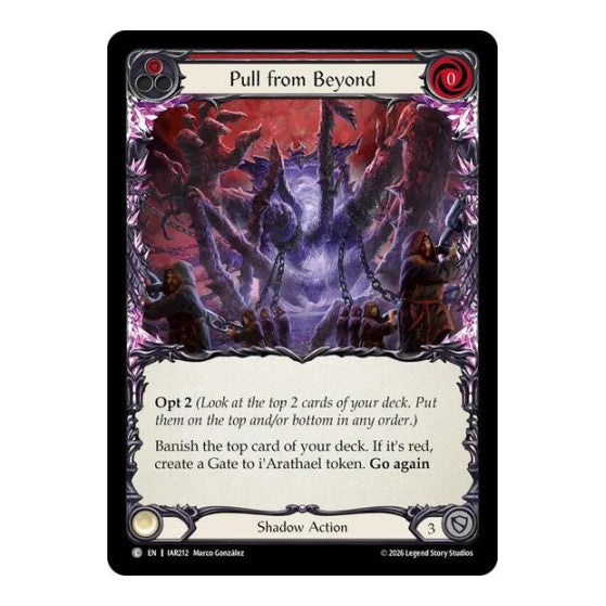 Pull from Beyond (Red) Usurp the Shadow Throne (IAR)