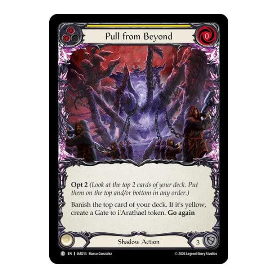 Pull from Beyond (Yellow) Usurp the Shadow Throne (IAR)