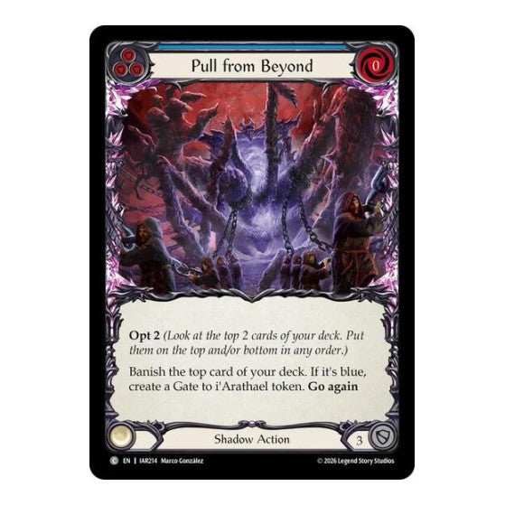 Pull from Beyond (Blue) Usurp the Shadow Throne (IAR)
