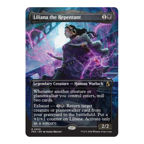 Liliana the Repentant (Borderless) Reality Fracture (FRA)