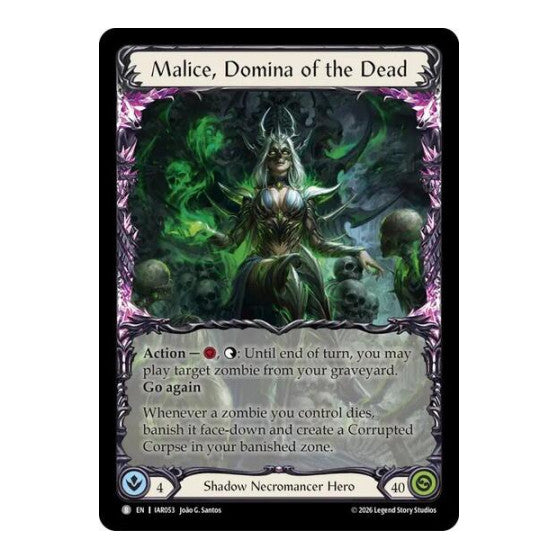Malice, Domina of the Dead Usurp the Shadow Throne (IAR) - (, Near Mint)