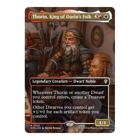Thorin, King of Durin's Folk (Borderless) The Hobbit: Eternal-Legal (HOC)