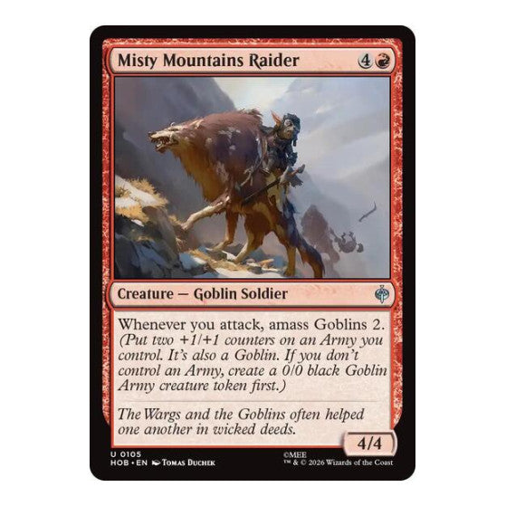 Misty Mountains Raider The Hobbit (HOB) - (, Near Mint)