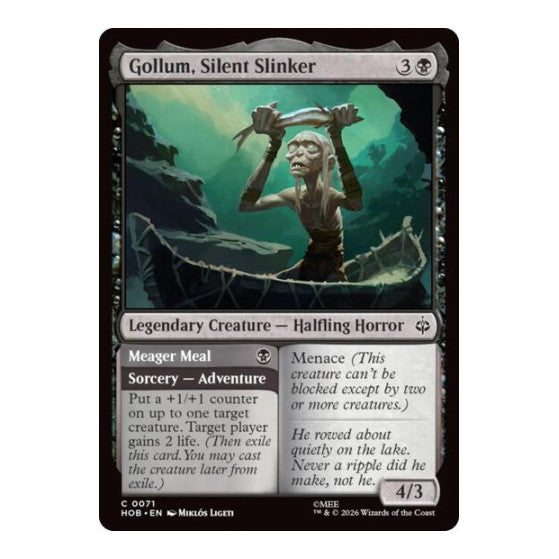 Gollum, Silent Slinker The Hobbit (HOB)