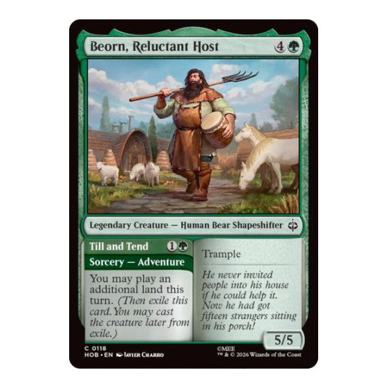 Beorn, Reluctant Host The Hobbit (HOB)