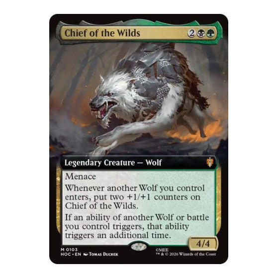 Chief of the Wilds Extended Art The Hobbit: Eternal-Legal (HOC) - (#103, Mythic Rare) (, Near Mint)