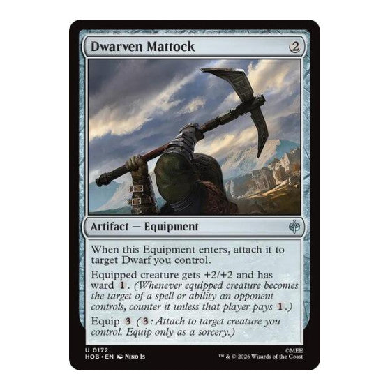 Dwarven Mattock The Hobbit (HOB) - (, Near Mint)