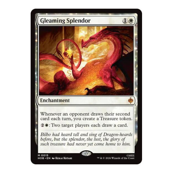 Gleaming Splendor The Hobbit (HOB) - (#15, Mythic Rare) (Foil, Near Mint)