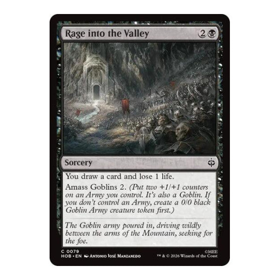 Rage into the Valley The Hobbit (HOB)