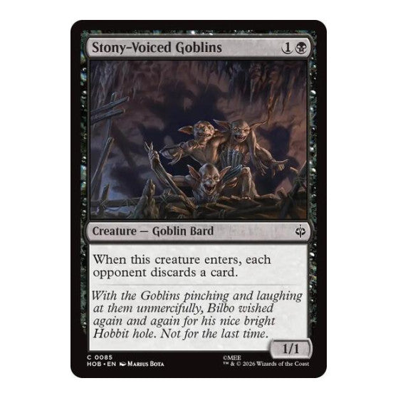 Stony-Voiced Goblins The Hobbit (HOB) - (, Near Mint)