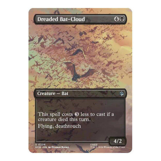 Dreaded Bat-Cloud (Borderless) The Hobbit (HOB) - (, Near Mint)