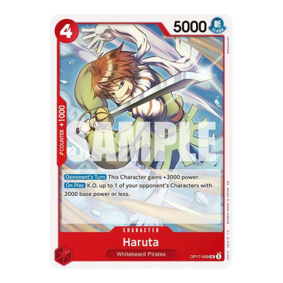 Haruta The World's Strongest Warriors (OP17) - (, Near Mint)