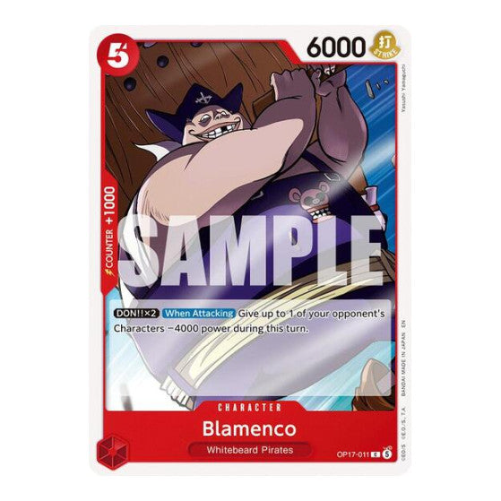 Blamenco The World's Strongest Warriors (OP17) - (, Near Mint)