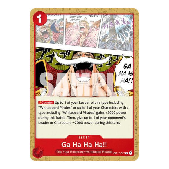 Ga Ha Ha Ha The World's Strongest Warriors (OP17) - (, Near Mint)