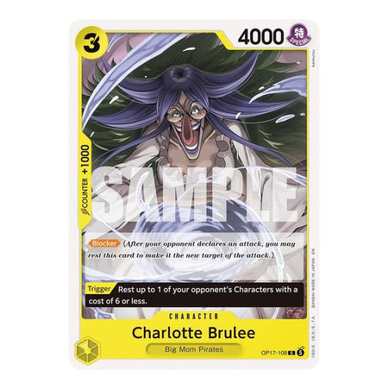 Charlotte Brulee The World's Strongest Warriors (OP17) - (, Near Mint)