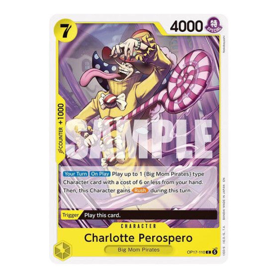 Charlotte Perospero The World's Strongest Warriors (OP17) - (, Near Mint)