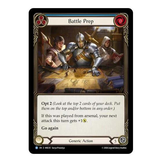 Battle Prep (Blue) Usurp the Shadow Throne (IAR)