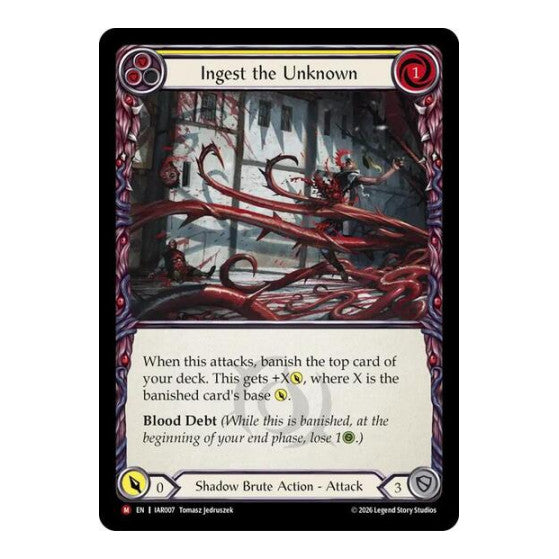 Ingest the Unknown Usurp the Shadow Throne (IAR) - (Rainbow Foil, Near Mint)