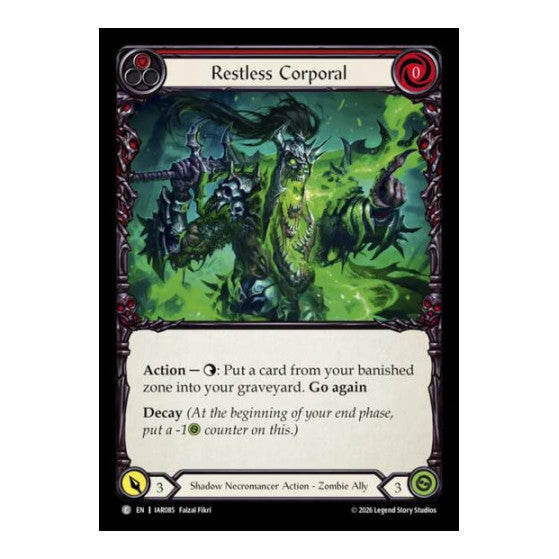 Restless Corporal Usurp the Shadow Throne (IAR) - (, Near Mint)