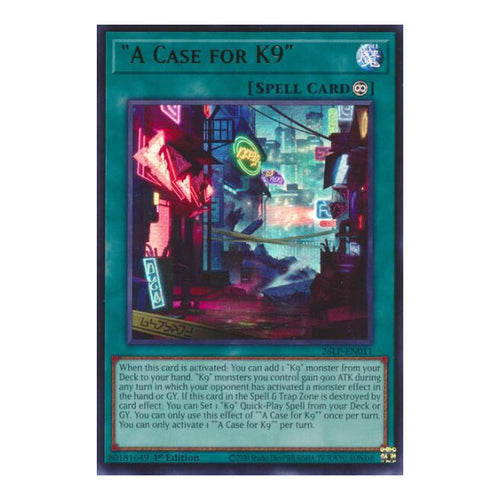 A Case for K9 Limited Pack World Championship 2026 (26LP) - (1st Edition, Near Mint)