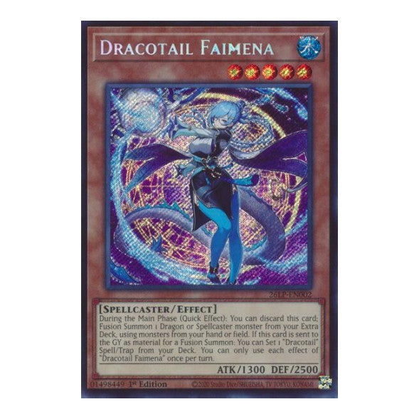 Dracotail Faimena Secret Rare Limited Pack World Championship 2026 (26LP) - (1st Edition, Near Mint)