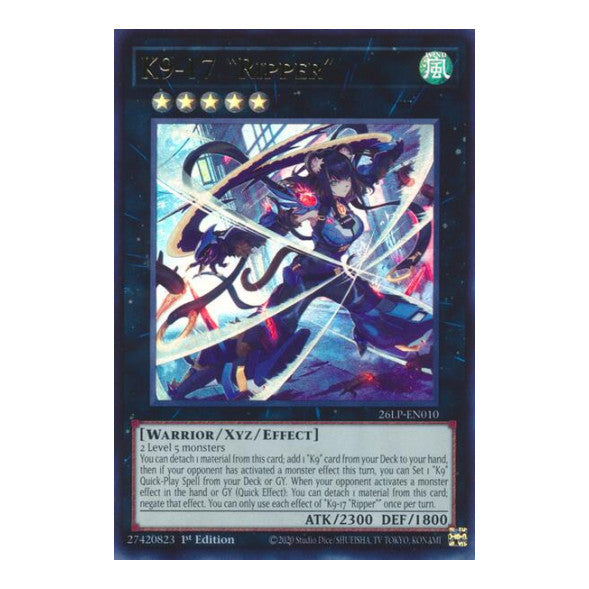 K9 17 Ripper Limited Pack World Championship 2026 (26LP) - (1st Edition, Near Mint)