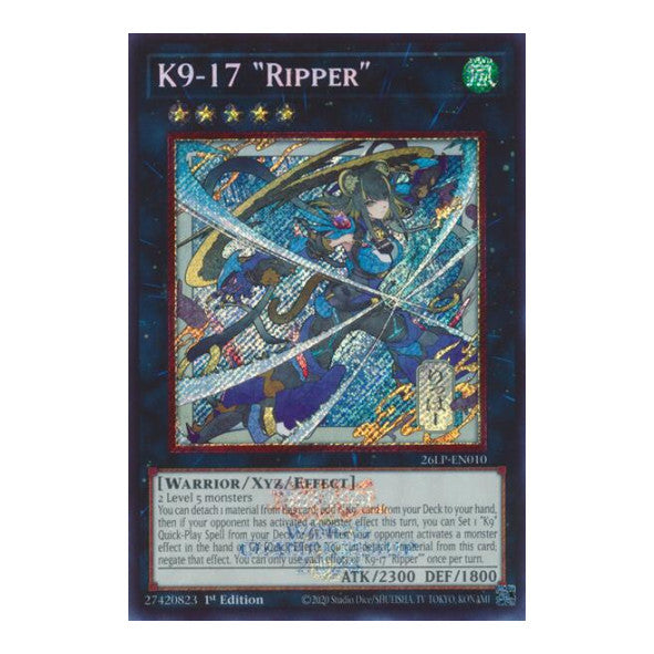 K9 17 Ripper Emblazoned Alternate Art Limited Pack World Championship 2026 (26LP) - (1st Edition, Near Mint)