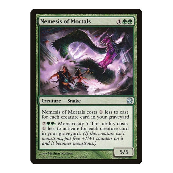 Nemesis of Mortals Theros (THS) - (Foil, Moderately Played)