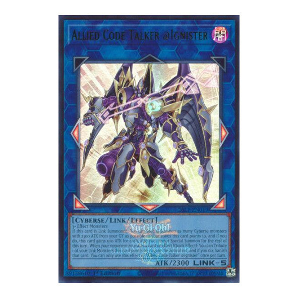 Allied Code Talker Ignister Emblazoned Limited Pack World Championship 2026 (26LP) - (1st Edition, Near Mint)