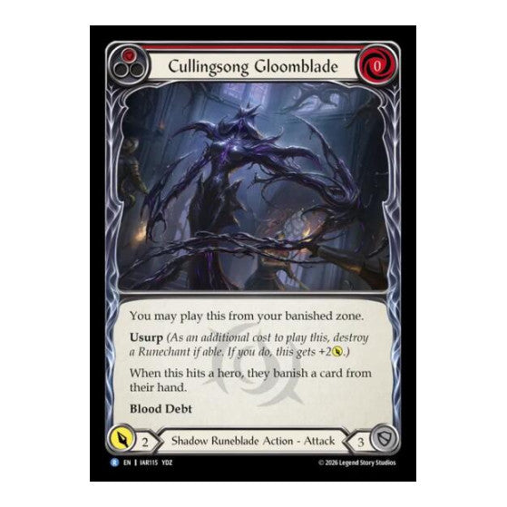 Cullingsong Gloomblade Usurp the Shadow Throne (IAR)