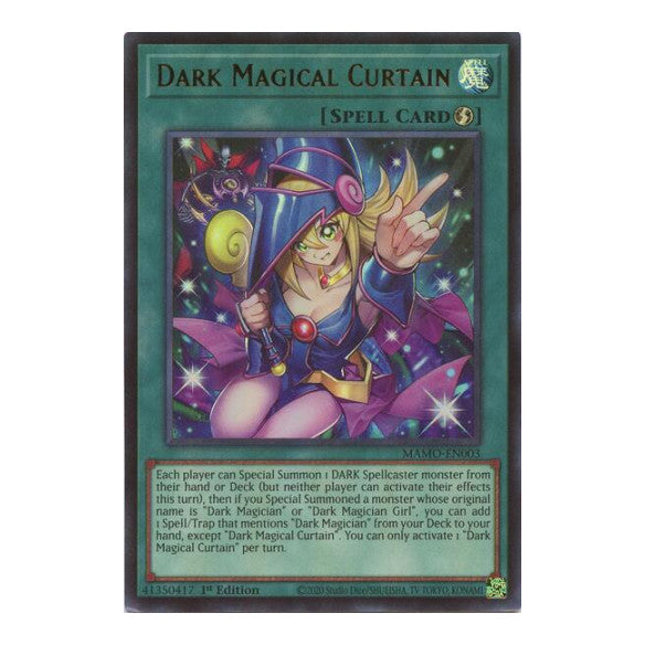 Dark Magical Curtain Magnificent Monsters (MAMO) - (#MAMO-EN003, Ultra Rare) (1st Edition, Near Mint)