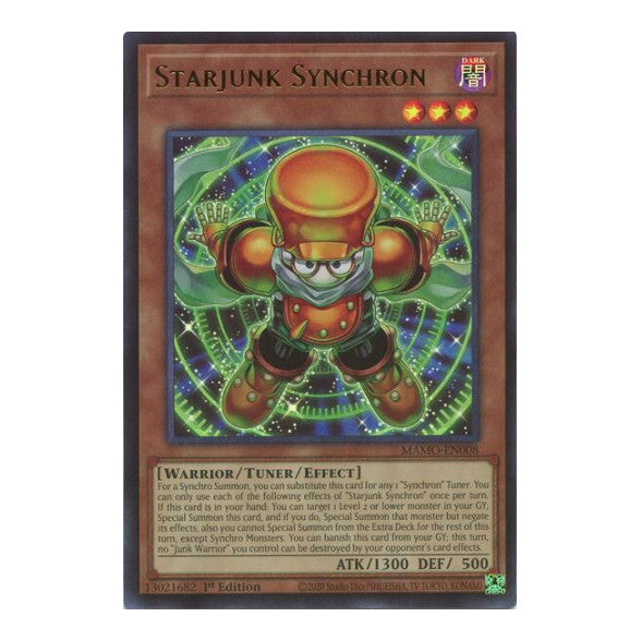 Starjunk Synchron Magnificent Monsters (MAMO) - (#MAMO-EN008, Ultra Rare) (1st Edition, Near Mint)