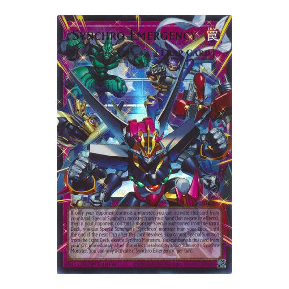 Synchro Emergency Extended Art Magnificent Monsters (MAMO) - (#MAMO-EN009, Ultra Rare) (1st Edition, Near Mint)