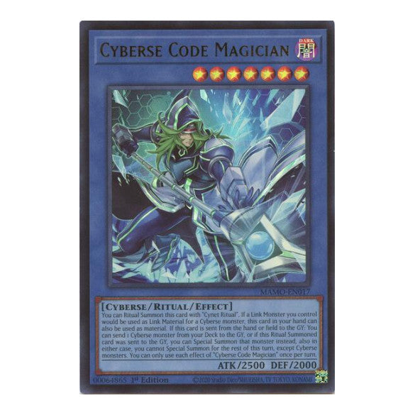 Cyberse Code Magician Magnificent Monsters (MAMO) - (#MAMO-EN017, Ultra Rare) (1st Edition, Near Mint)