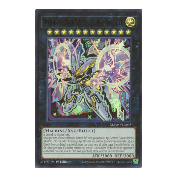 Divine Arsenal AA ZEUS Sky Thunder Magnificent Monsters (MAMO) - (#MAMO-EN035, Ultra Rare) (1st Edition, Near Mint)