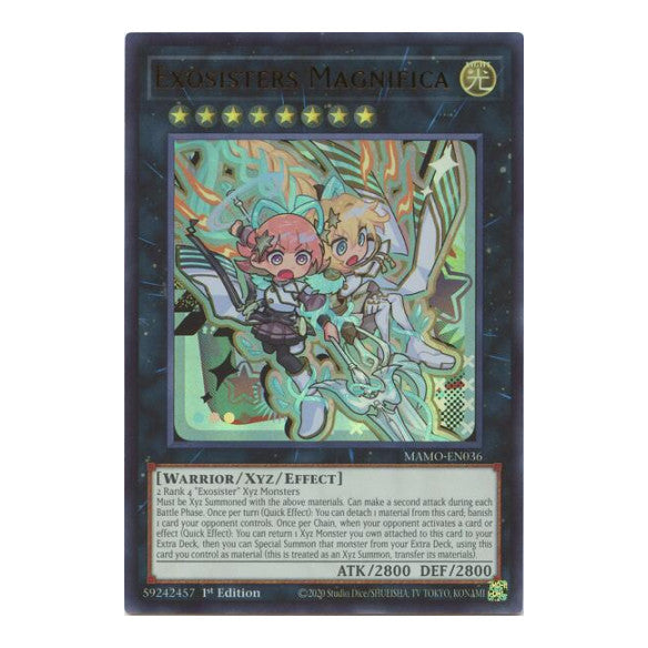 Exosisters Magnifica Magnificent Monsters (MAMO) - (#MAMO-EN036, Ultra Rare) (1st Edition, Near Mint)