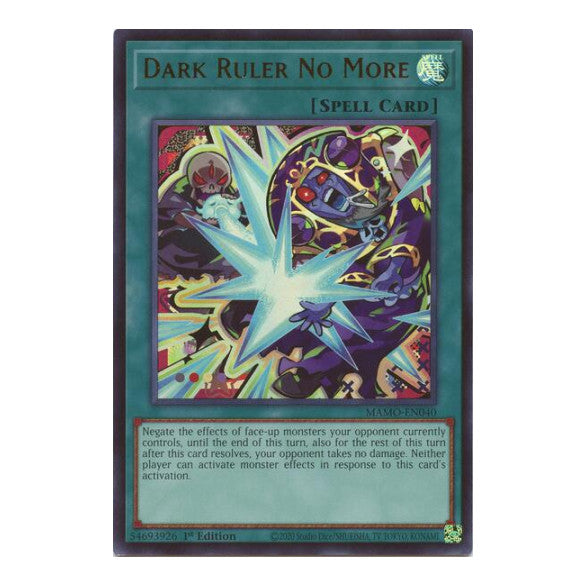 Dark Ruler No More Magnificent Monsters (MAMO) - (#MAMO-EN040, Ultra Rare) (1st Edition, Near Mint)