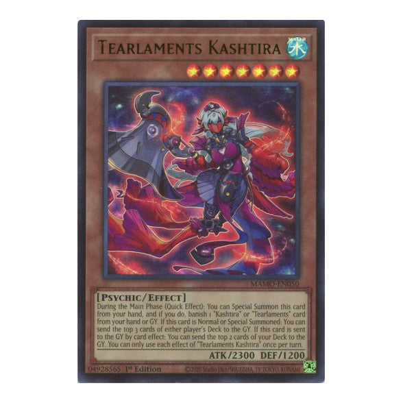 Tearlaments Kashtira Magnificent Monsters (MAMO) - (#MAMO-EN050, Ultra Rare) (1st Edition, Near Mint)
