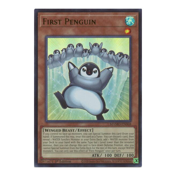 First Penguin Magnificent Monsters (MAMO) - (#MAMO-EN068, Ultra Rare) (1st Edition, Near Mint)