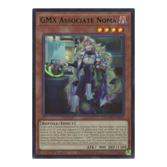 GMX Associate Noma Magnificent Monsters (MAMO) - (#MAMO-EN069, Ultra Rare) (1st Edition, Near Mint)