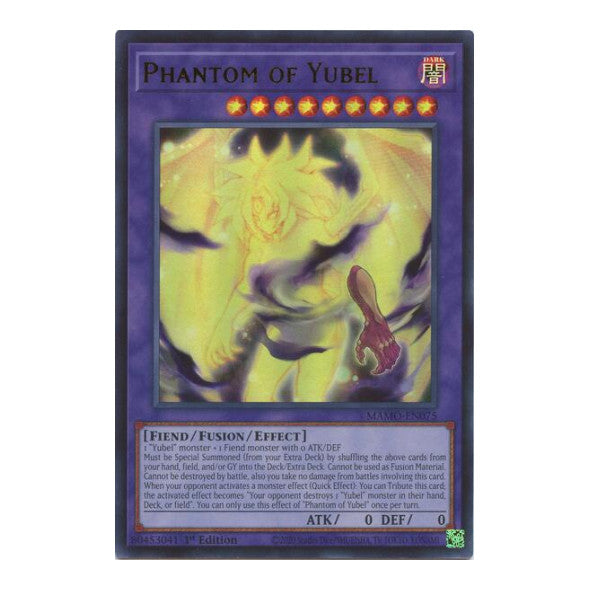 Phantom of Yubel Magnificent Monsters (MAMO) - (#MAMO-EN075, Ultra Rare) (1st Edition, Near Mint)