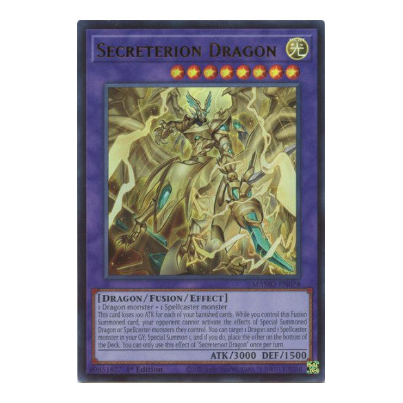 Secreterion Dragon Magnificent Monsters (MAMO) - (#MAMO-EN078, Ultra Rare) (1st Edition, Near Mint)
