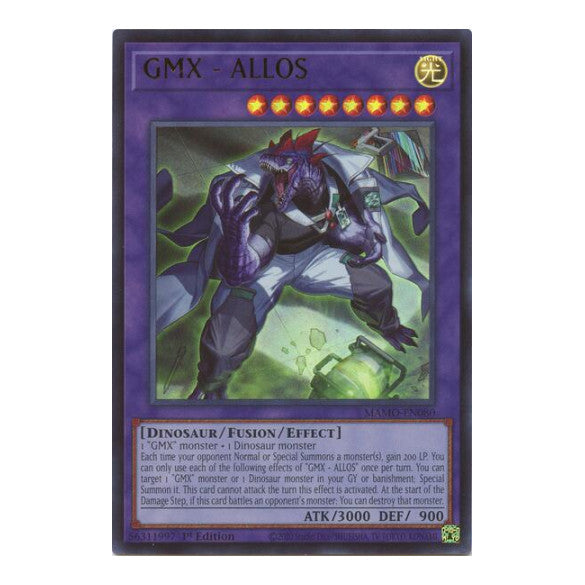 GMX ALLOS Magnificent Monsters (MAMO) - (#MAMO-EN080, Ultra Rare) (1st Edition, Near Mint)