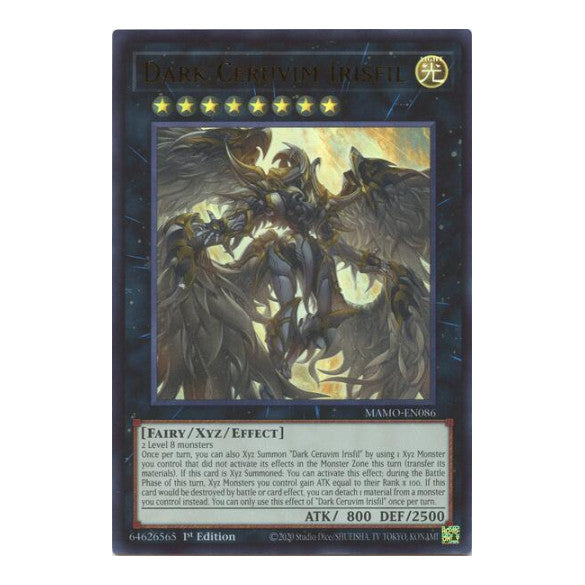 Dark Ceruvim Irisfil Magnificent Monsters (MAMO) - (#MAMO-EN086, Ultra Rare) (1st Edition, Near Mint)