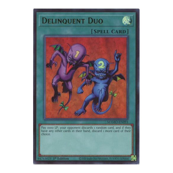 Delinquent Duo Magnificent Monsters (MAMO) - (#MAMO-EN093, Ultra Rare) (1st Edition, Near Mint)