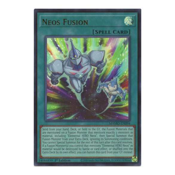 Neos Fusion Magnificent Monsters (MAMO) - (#MAMO-EN094, Ultra Rare) (1st Edition, Near Mint)
